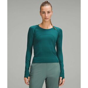 Lululemon Swiftly Tech Long-Sleeve - Size 8 | Storm Teal